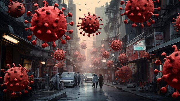 Le virus du coronavirus est le virus de Wuhan.