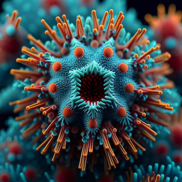 virus macro voir photo