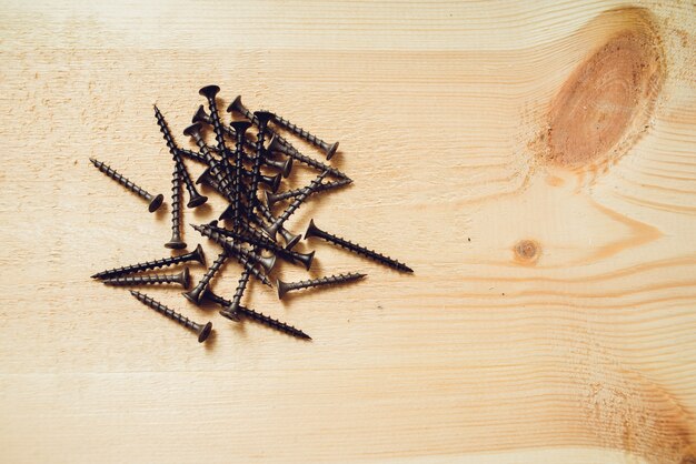 Vis pour la fixation de planches en bois