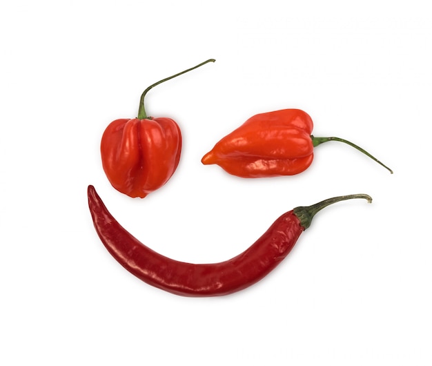 Visage au piment et au habanero