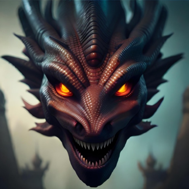 visage de dragon