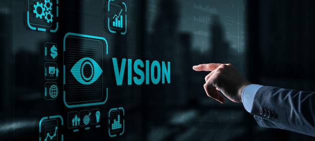 Vision Direction Future Business Inspiration Motivation Concept