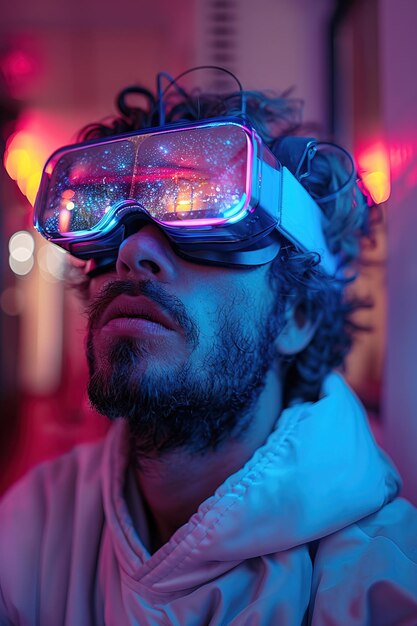 Un visionnaire fait l'expérience de la réalité virtuelle cosmique