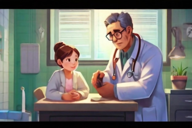 visite médicale de l'enfant