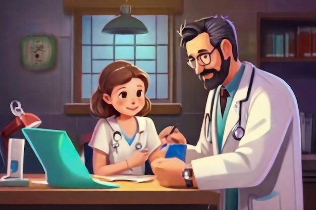 visite médicale de l'enfant