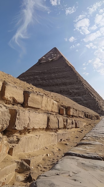 Visiter les pyramides de Gizeh est une merveille ancienne.