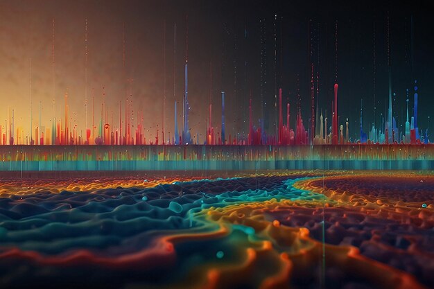 Photo visualisation de la chimie exploration interactive des données des réactions chimiques