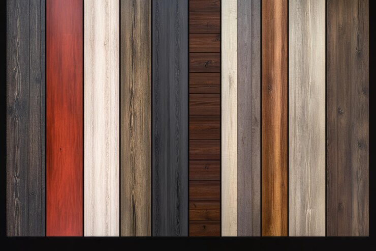 Photo visuel détaillé de planches en bois rustique fond pole détail élevé 8k