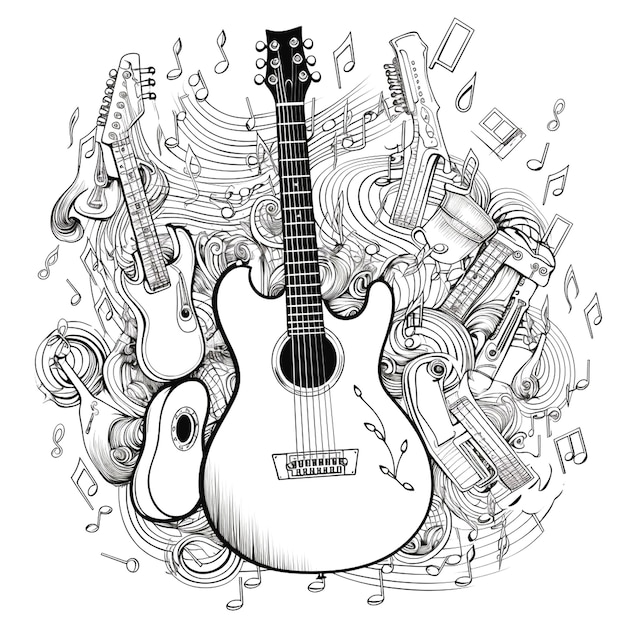 visuel de guitare