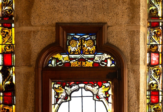 Un vitrail dans une église