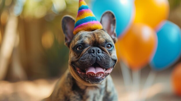 Photo une vitrine de mode pour chiens sur le thème de la fête du travail