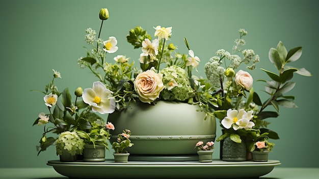 Vitrine de produits inspirés de la nature