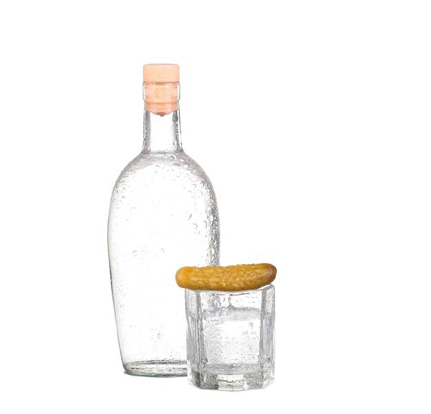 Vodka au petit concombre mariné
