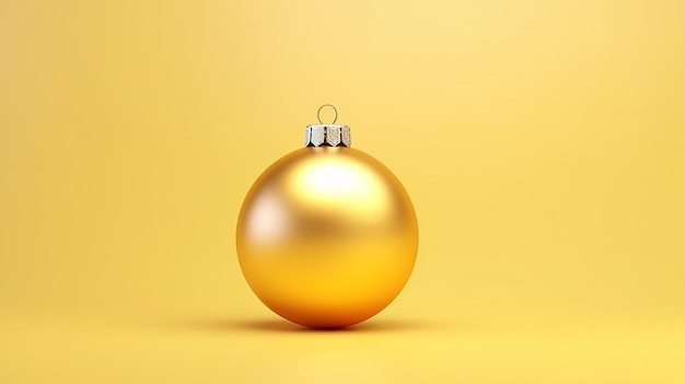 Des vœux de Noël brillants Joyeux Noël sur un fond jaune doux
