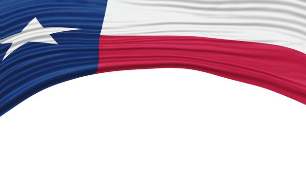 Voie de coupure du drapeau de l'État du Texas