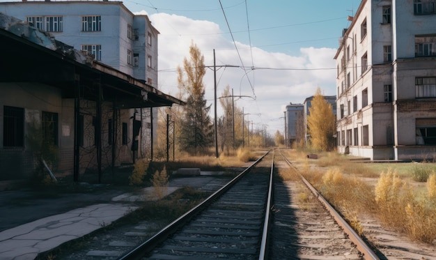 Les voies ferrées dans la ville de volgograd