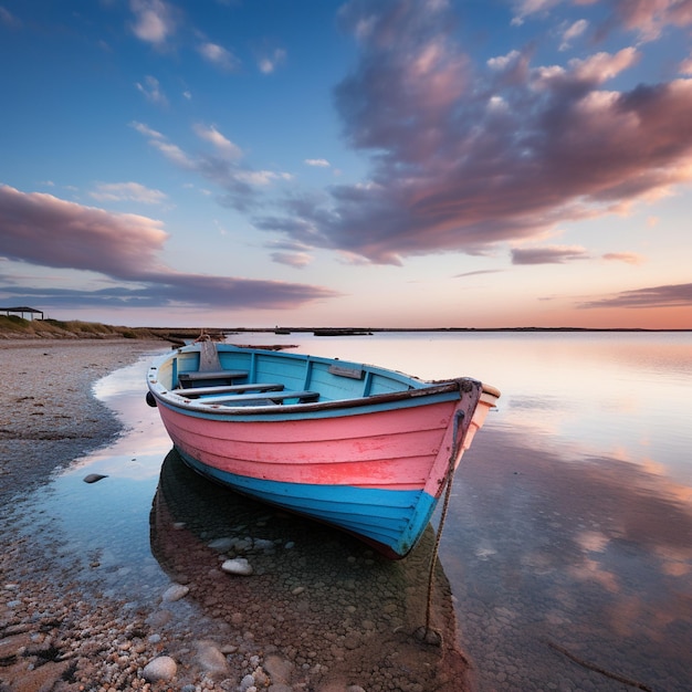 voilier bateau bateau en bois naviguant sur l'eau sur l'océan