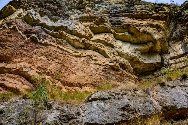 Voir à la gorge de la rivière Boljetin dans l'Est de la Serbie