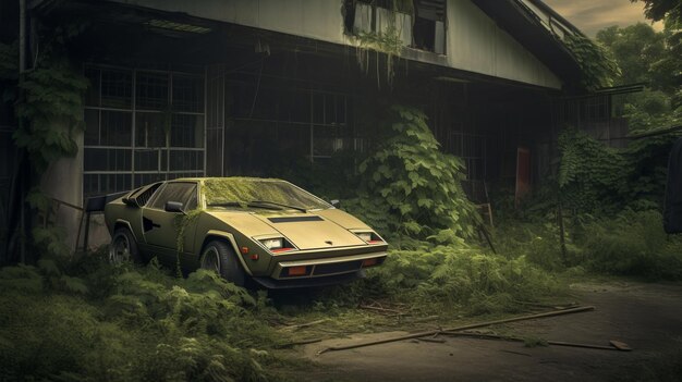 voiture abandonnée