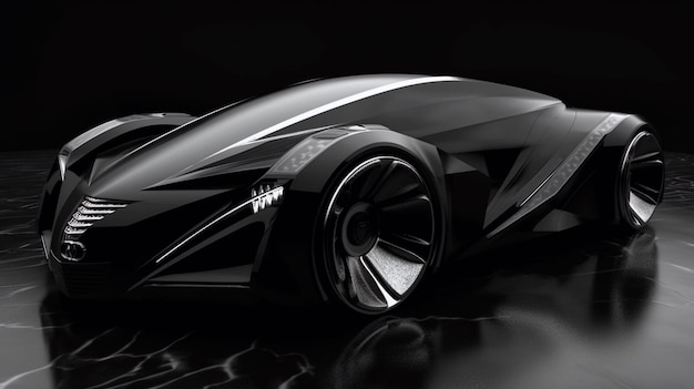 Voiture futuriste Consept Ai générative