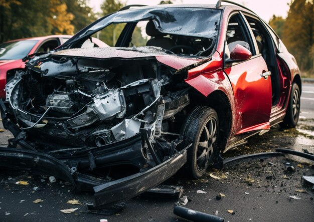 une voiture qui porte le mot " dessus ".