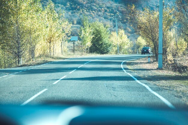 Voiture sur la route