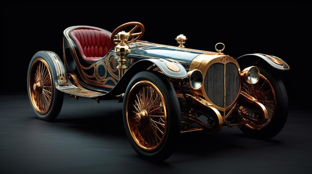 Photo voiture steampunk