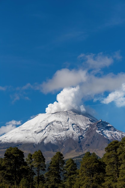 Volcan Popocatepetl à Puebla au Mexique