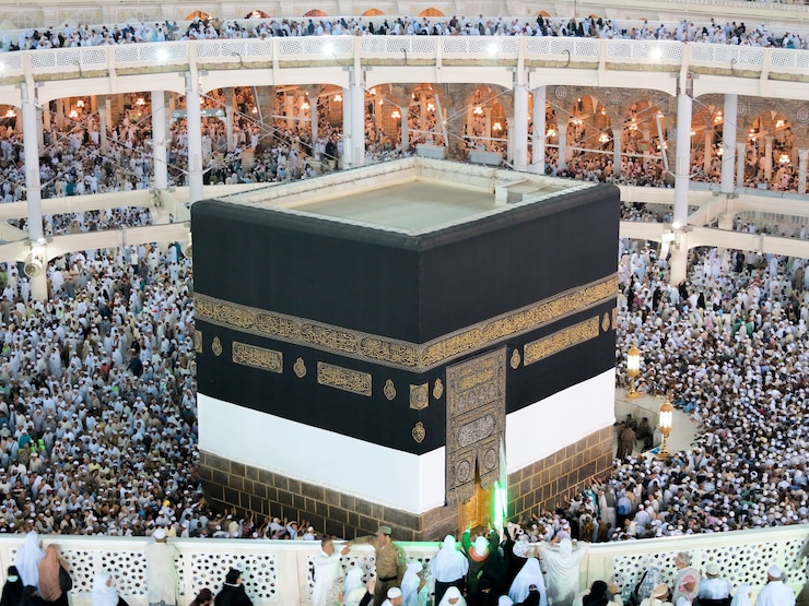 Photo voyage au hajj à la mecque sainte photo de haute qualité photo de haute qualité