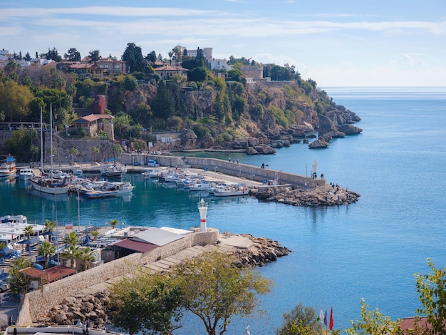 Voyage dans la vieille ville de Turquie Antalya Kaleci