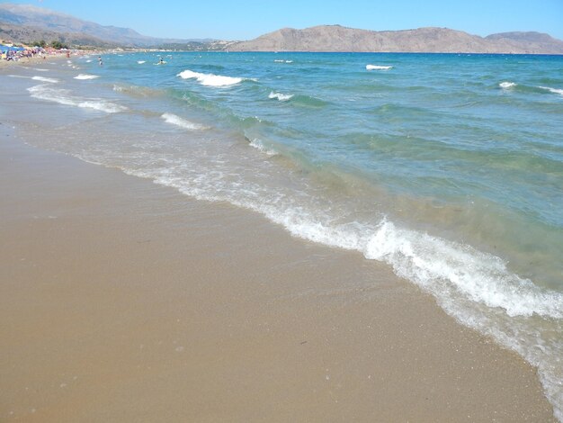 Voyage en Grèce sur l'île de Crète montagnes et la mer