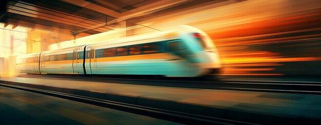 Voyage en métro avec des sentiers légers