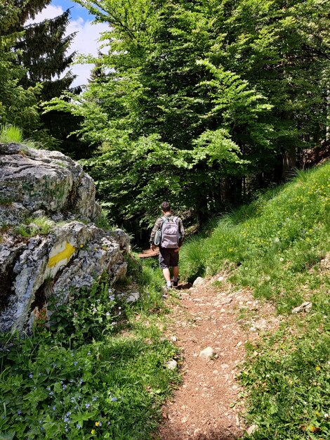 Photo voyage en montagne avec mon amant