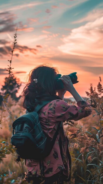 Voyage photographique capturant des moments de beauté encadrés