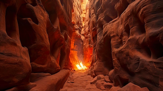 Voyage à travers le labyrinthe du sentier des fours ardents du parc national des Arches, dans l'Utah