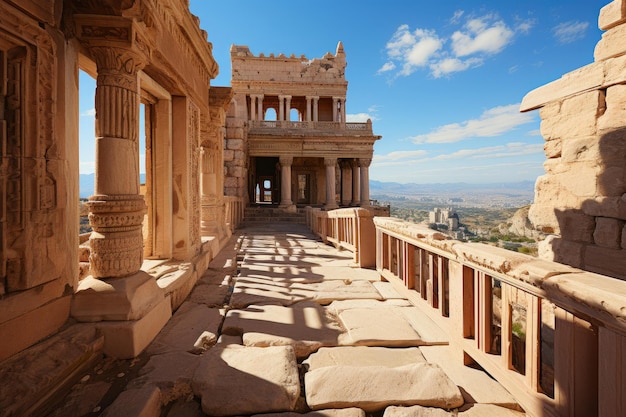 Un voyage à travers le labyrinthe énigmatique de l'Acropole