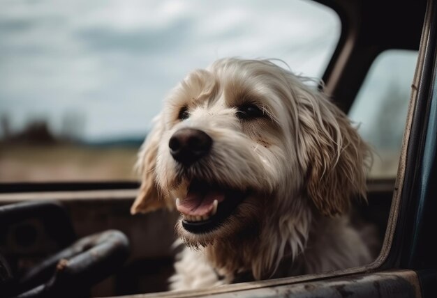 Voyage en voiture pour chiens