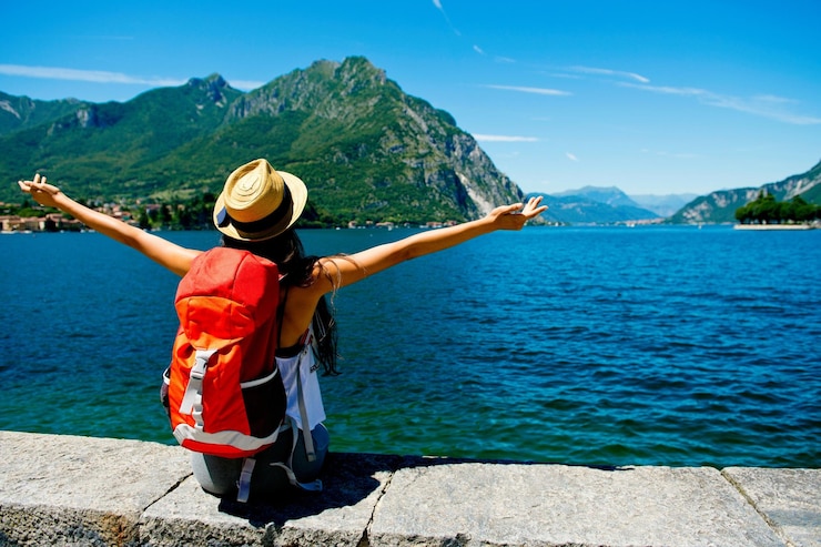 Photo voyage voyageur image symbolique vacances arrière-plan 15