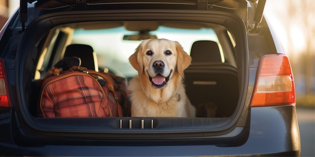 voyager avec un chien photographie