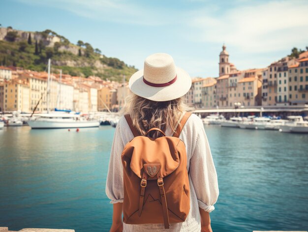 Voyageur de vacances détendu