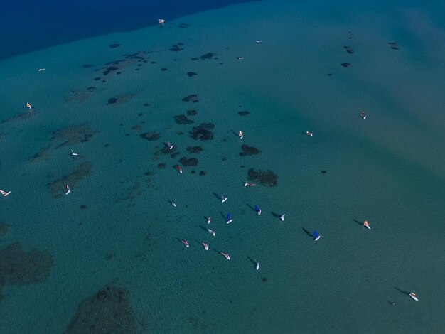 Vue aérienne d'Alacati Surf Paradise en Turquie