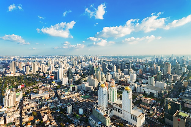 Vue aérienne de Bangkok