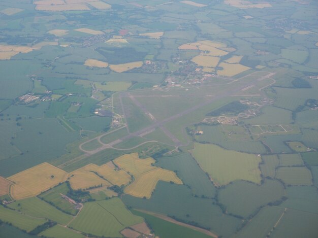 Vue aérienne de la Belgique