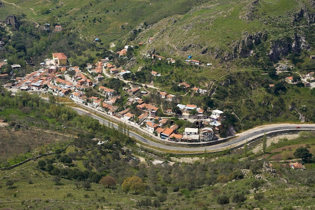 Vue aérienne de la Bergama