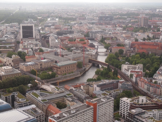 Vue aérienne de Berlin