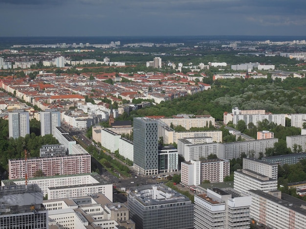 Vue aérienne de Berlin