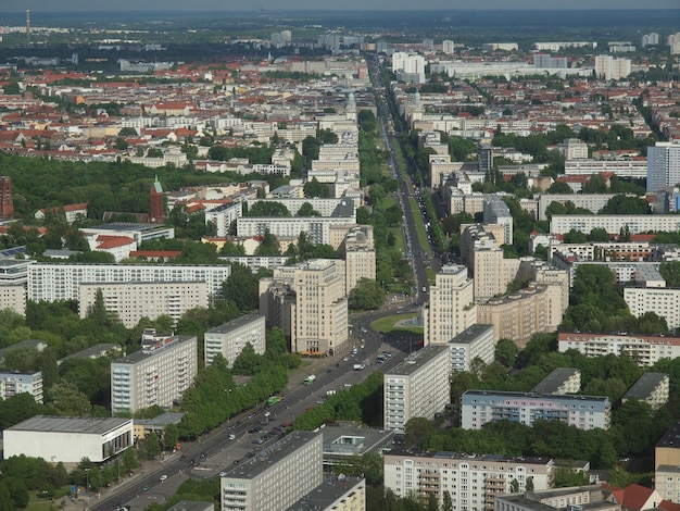 Vue aérienne de Berlin