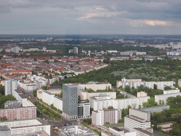 Vue aérienne de Berlin