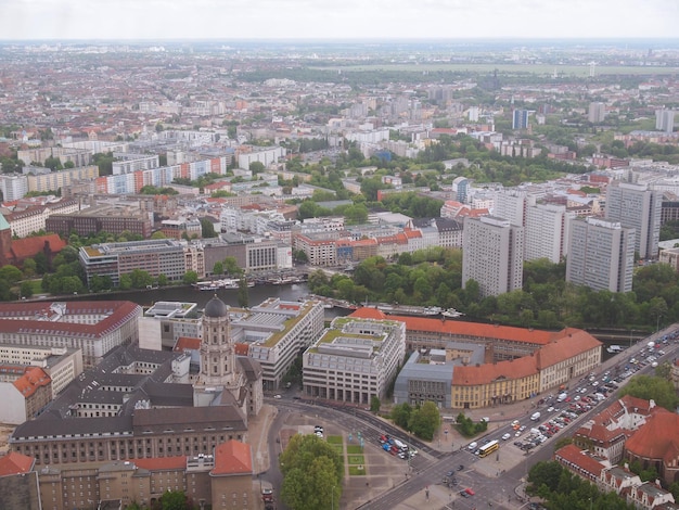 Vue aérienne de Berlin