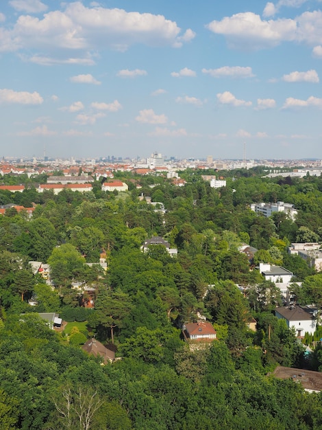 Vue aérienne de Berlin